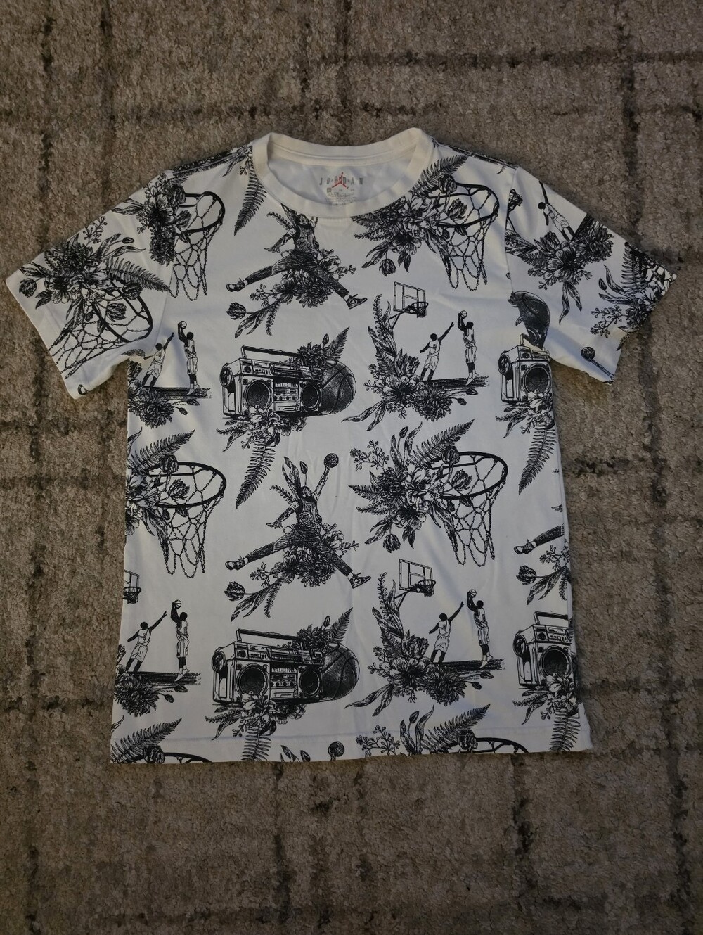 Jordan Boys Logo Print Tee